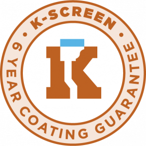 k-screen 6 year coating guarantee